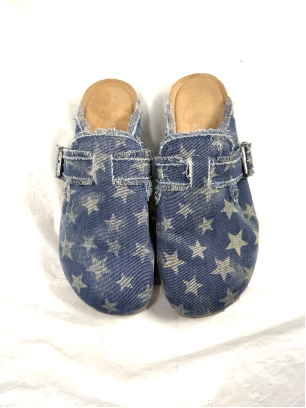 Women’s Very G picnic Mule Clogs Denim Sz 7.5
